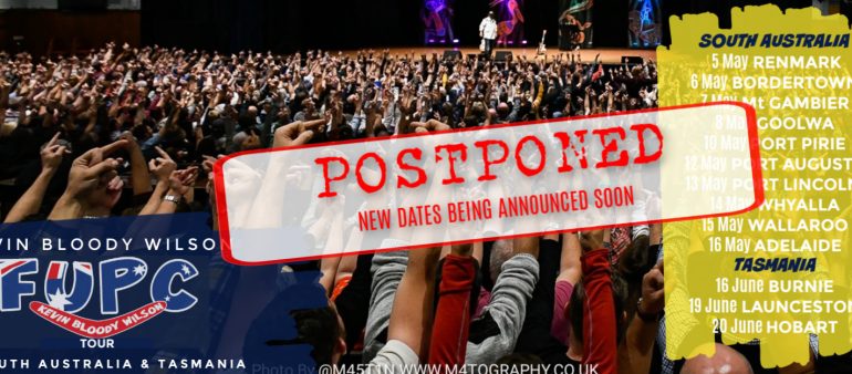 SHOWS BEING RESCHEDULED