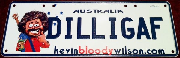 DILLIGAF Number Plates – White / Navy - Image 2