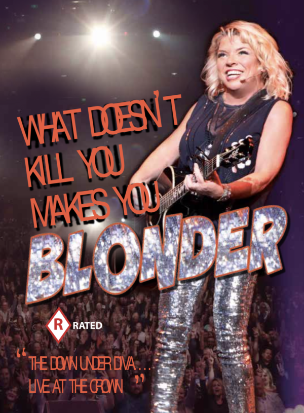 WHAT DOESN'T KILL YOU MAKES YOU BLONDER DVD (Jenny Talia live in Perth, Australia)